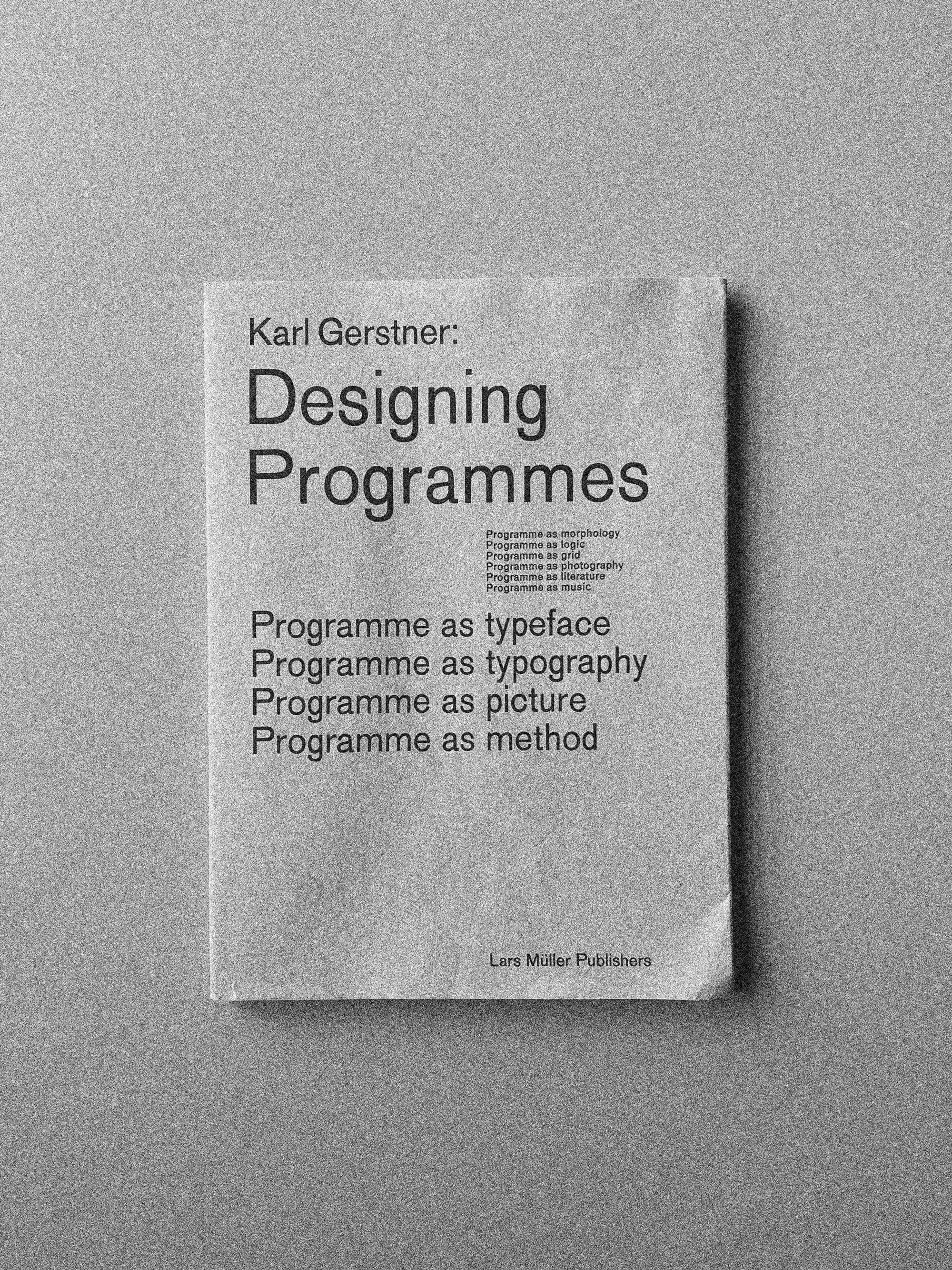 Designing Programmes