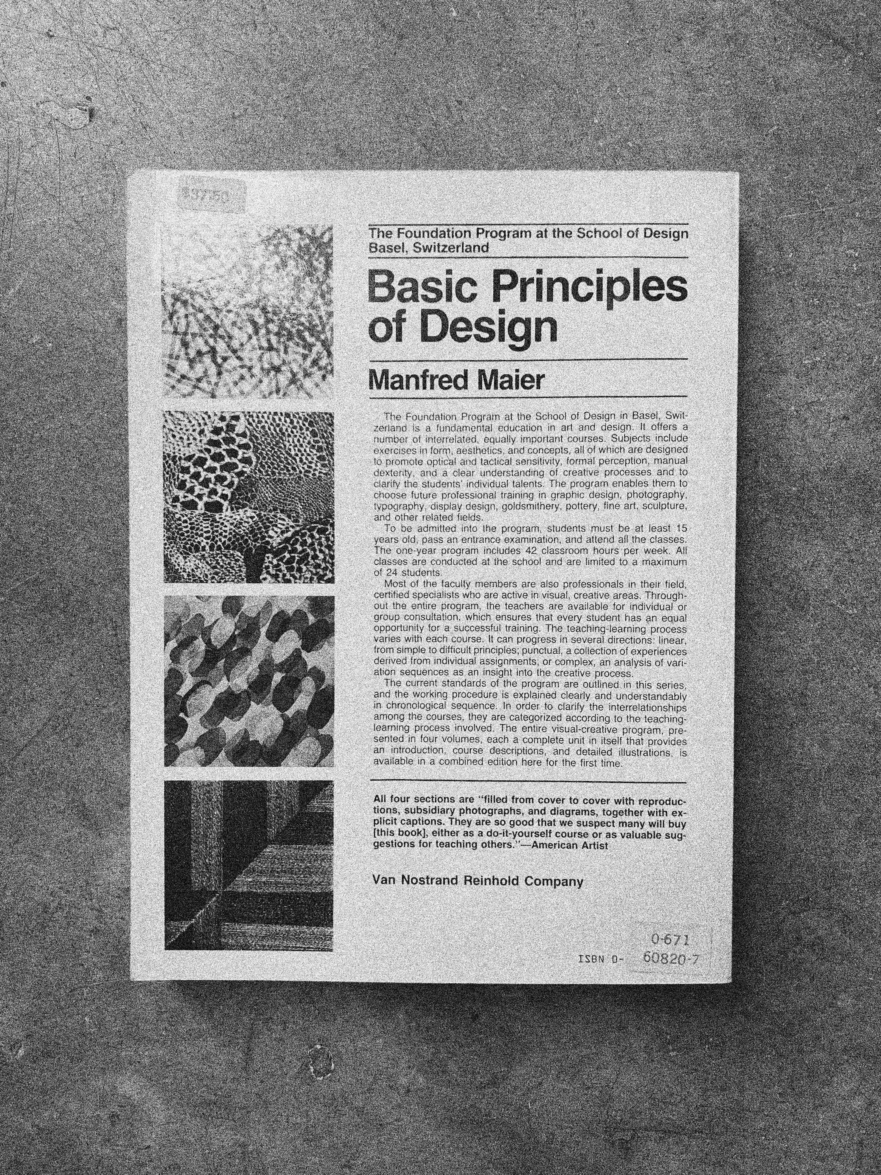 Basic Principles of Design